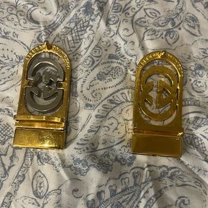 2 vintage Gucci belt buckle